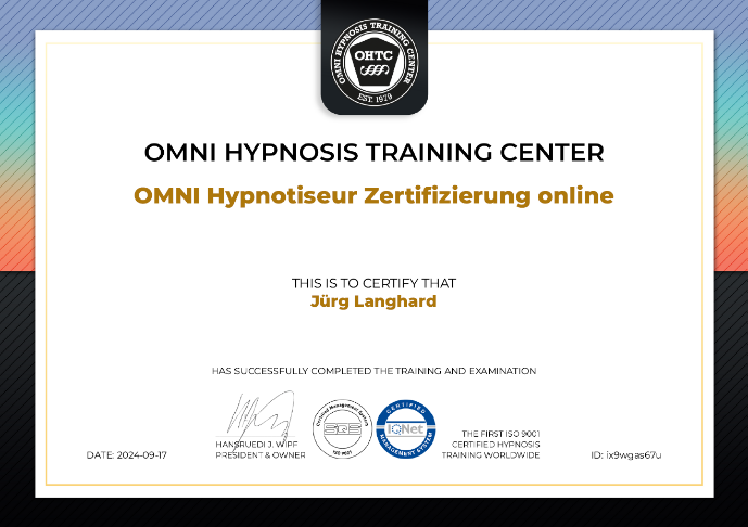 OMNI Hypnotiseur Ausbildung